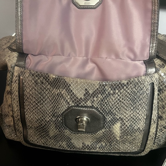 Coach Campbell Exotic Leather Large Satchel - Picture 12 of 14